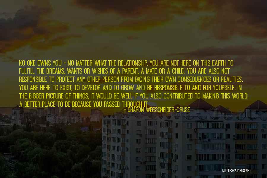 A Bigger Picture Quotes By Sharon Wegscheider-Cruse A Bigger Picture Quotes By Sharon Wegscheider-Cruse