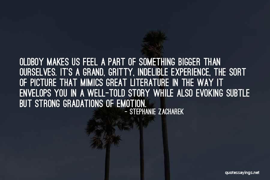A Bigger Picture Quotes By Stephanie Zacharek A Bigger Picture Quotes By Stephanie Zacharek