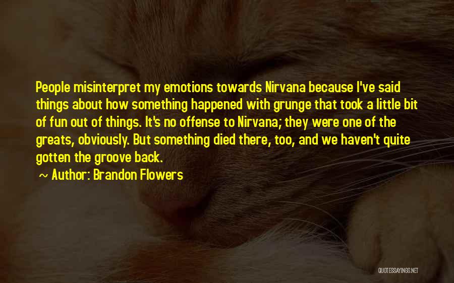 A Bit Of Fun Quotes By Brandon Flowers