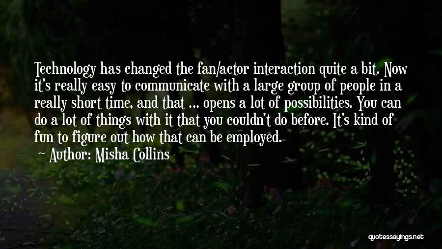 A Bit Of Fun Quotes By Misha Collins