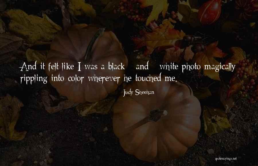 A Black And White Photo Quotes By Judy Sheehan