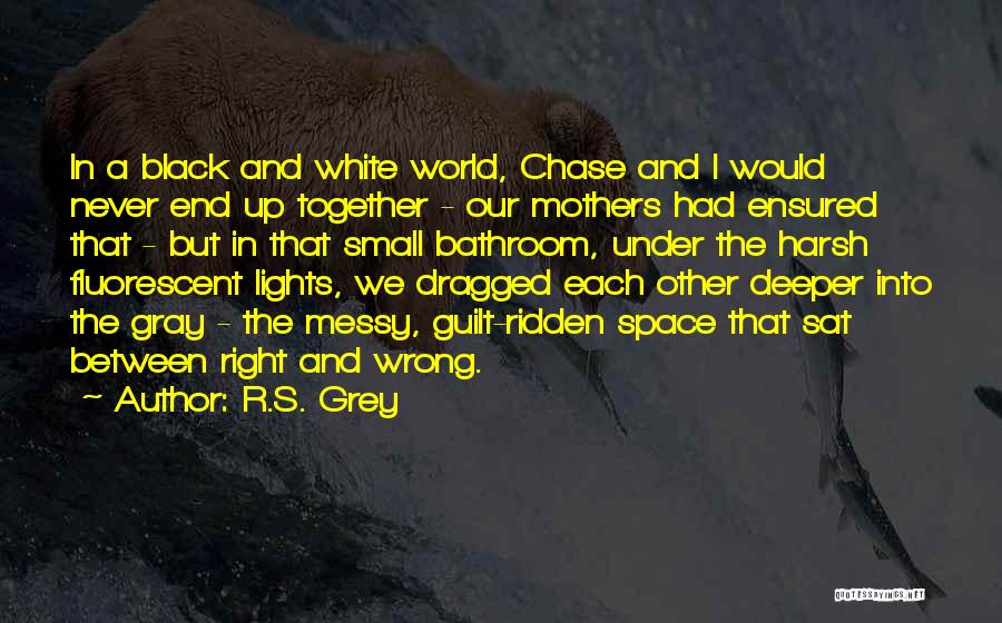 A Black And White World Quotes By R.S. Grey