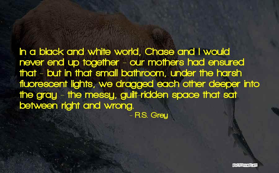 A Black And White World Quotes By R.S. Grey