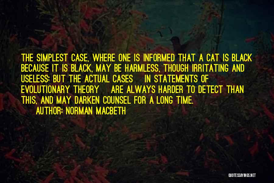 A Black Cat Quotes By Norman Macbeth