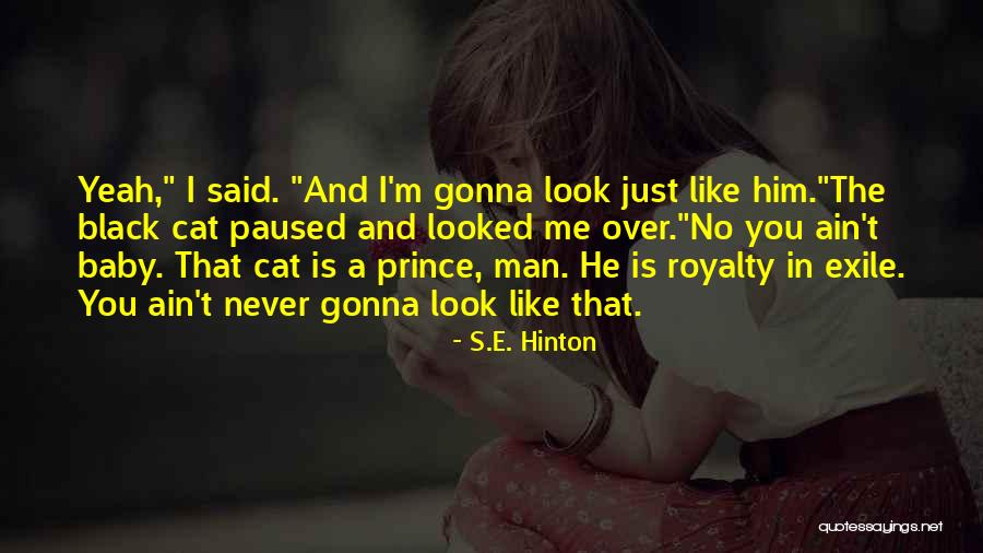 A Black Cat Quotes By S.E. Hinton