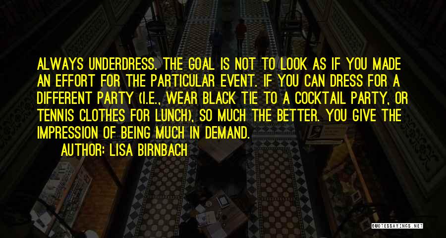 A Black Dress Quotes By Lisa Birnbach