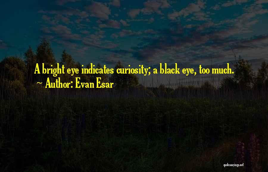 A Black Eye Quotes By Evan Esar