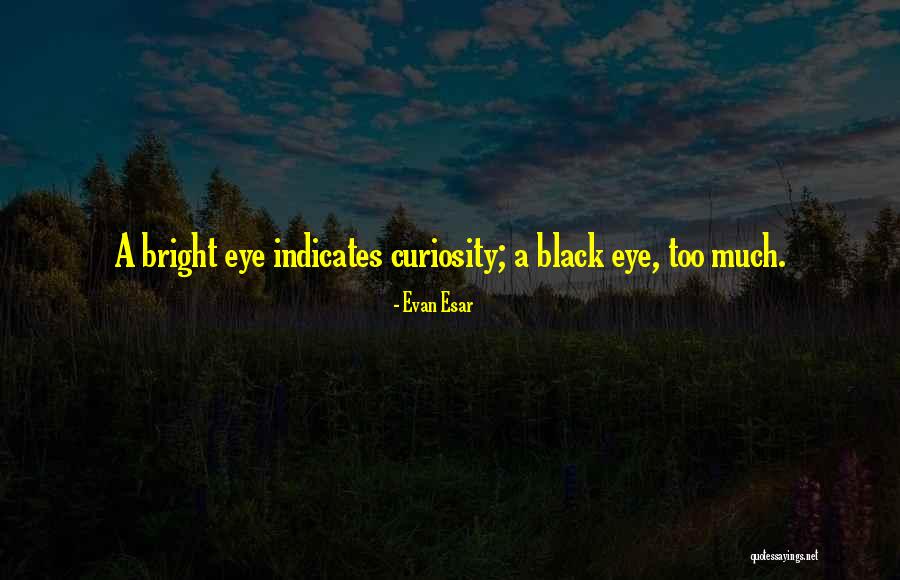 A Black Eye Quotes By Evan Esar