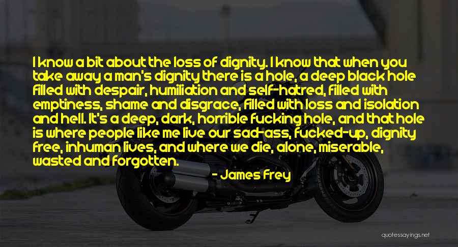 A Black Hole Quotes By James Frey