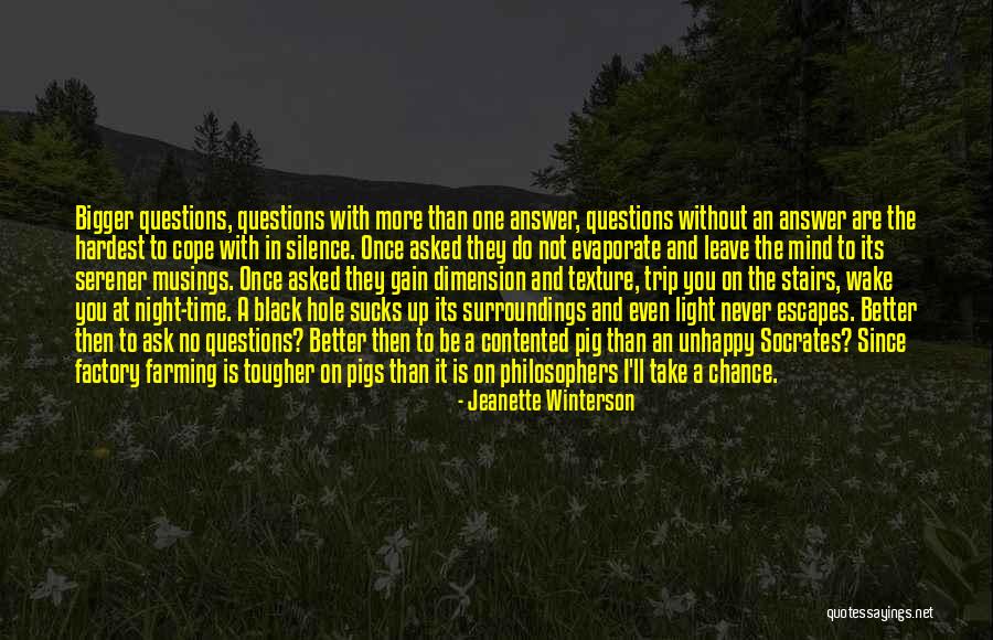 A Black Hole Quotes By Jeanette Winterson