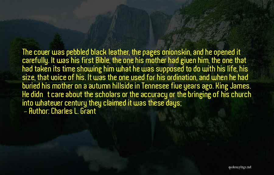 A Black Mother Quotes By Charles L. Grant