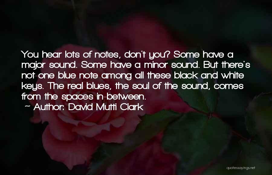 A Black Soul Quotes By David Mutti Clark