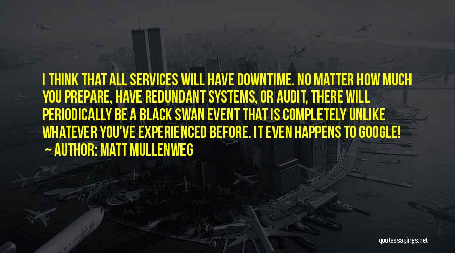 A Black Swan Quotes By Matt Mullenweg