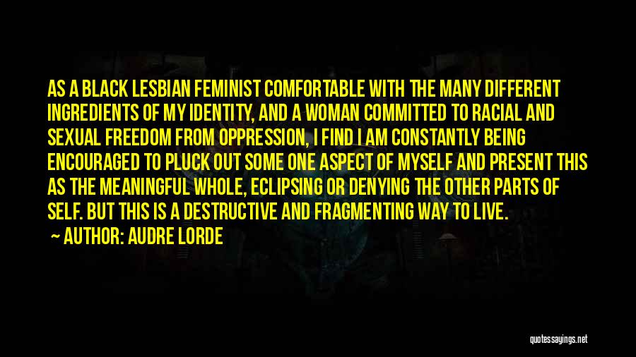 A Black Woman Quotes By Audre Lorde