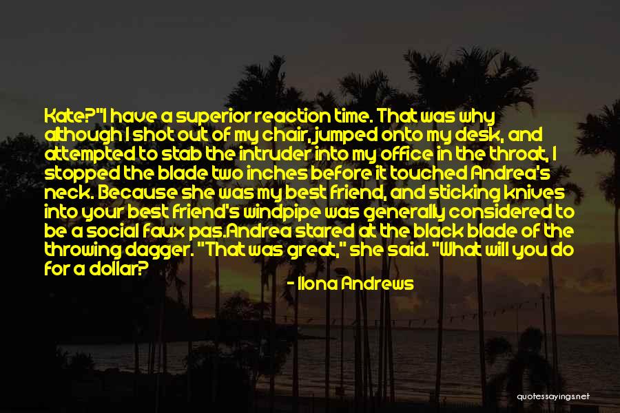 A Blade So Black Quotes By Ilona Andrews A Blade So Black Quotes By Ilona Andrews