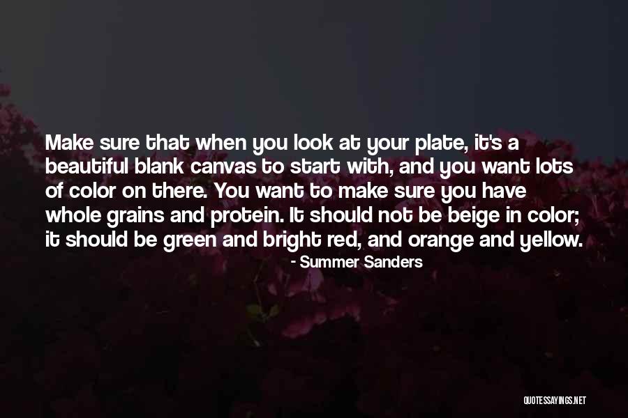 A Blank Canvas Quotes By Summer Sanders A Blank Canvas Quotes By Summer Sanders