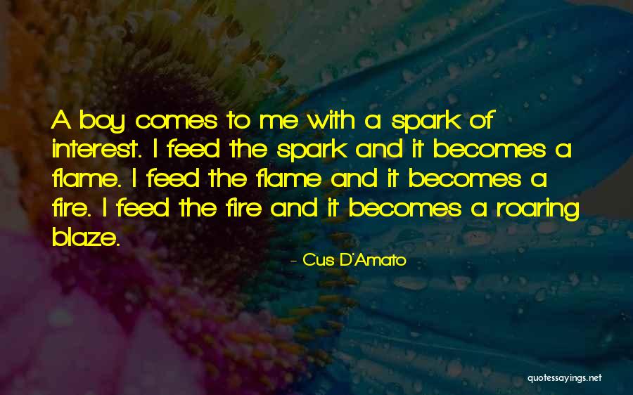 A Blaze Quotes By Cus D'Amato A Blaze Quotes By Cus D'Amato