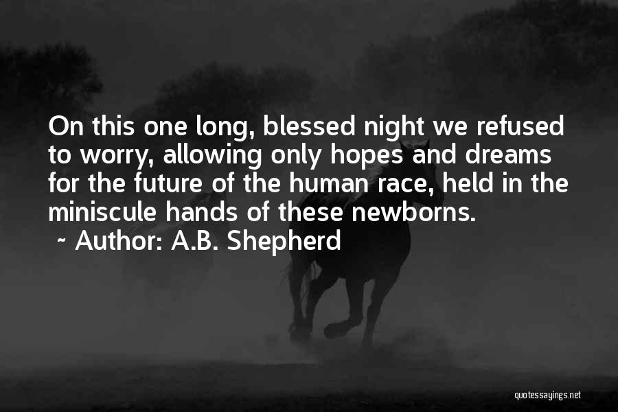 A Blessed Night Quotes By A.B. Shepherd