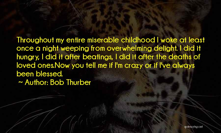 A Blessed Night Quotes By Bob Thurber