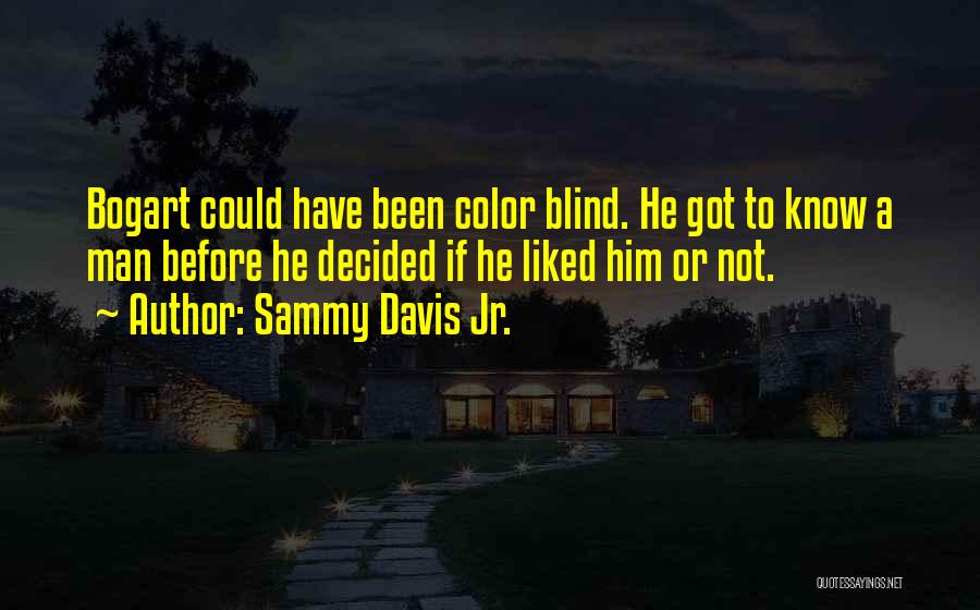 A Blind Man Quotes By Sammy Davis Jr.