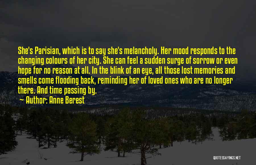 A Blink Of An Eye Quotes By Anne Berest