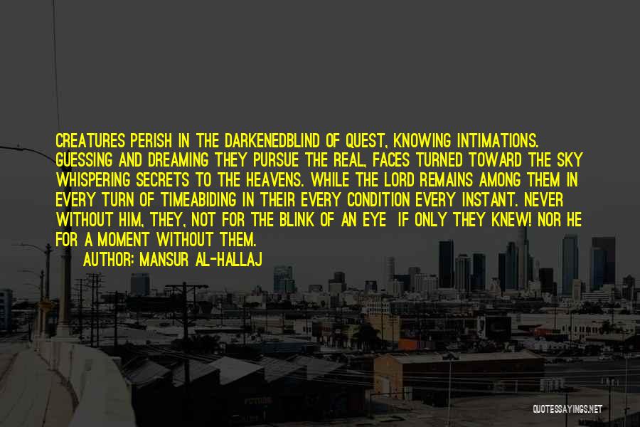 A Blink Of An Eye Quotes By Mansur Al-Hallaj