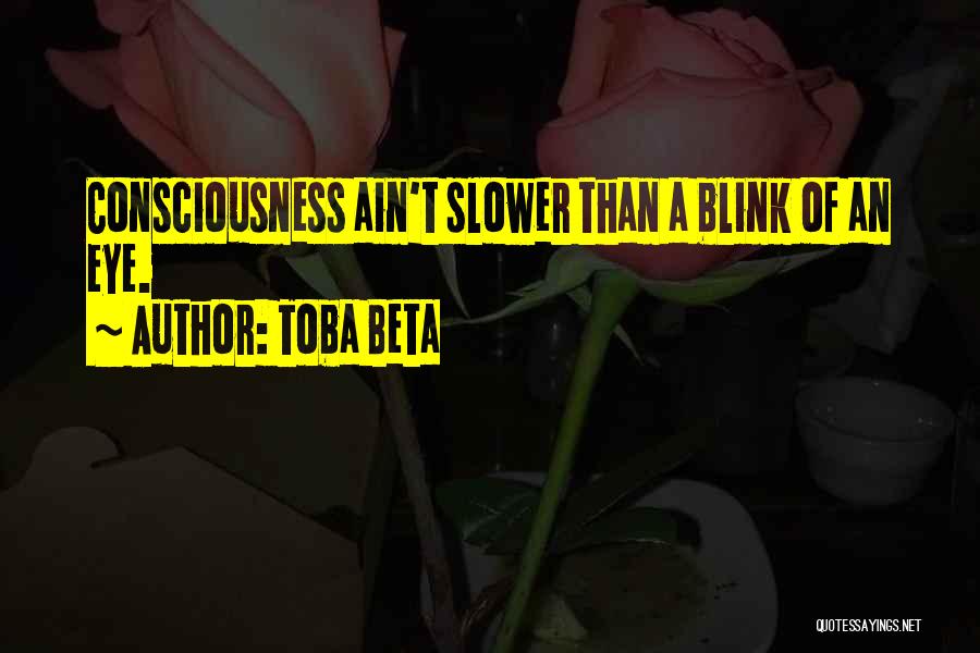 A Blink Of An Eye Quotes By Toba Beta