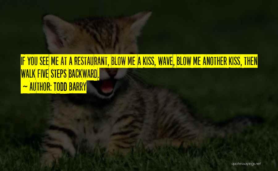 A Blow A Kiss Quotes By Todd Barry