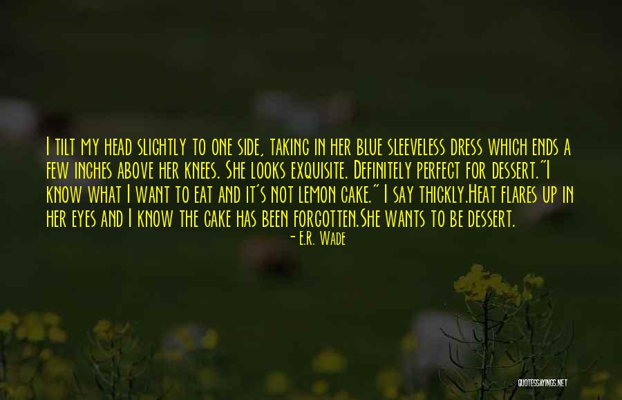 A Blue Dress Quotes By E.R. Wade A Blue Dress Quotes By E.R. Wade