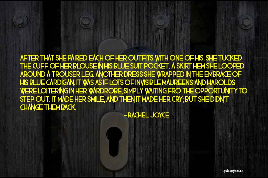 A Blue Dress Quotes By Rachel Joyce A Blue Dress Quotes By Rachel Joyce