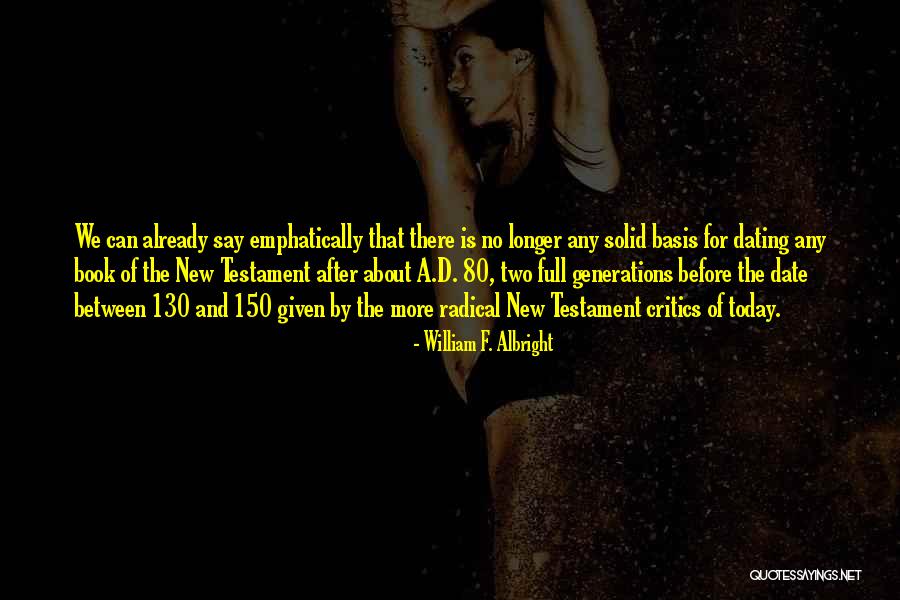 A Book Full Of Quotes By William F. Albright A Book Full Of Quotes By William F. Albright