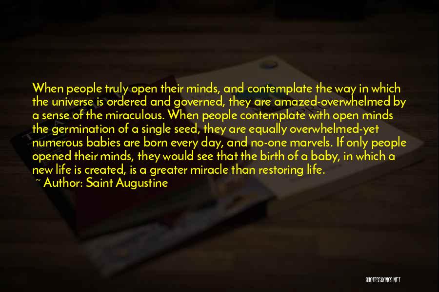 A Born Baby Quotes By Saint Augustine