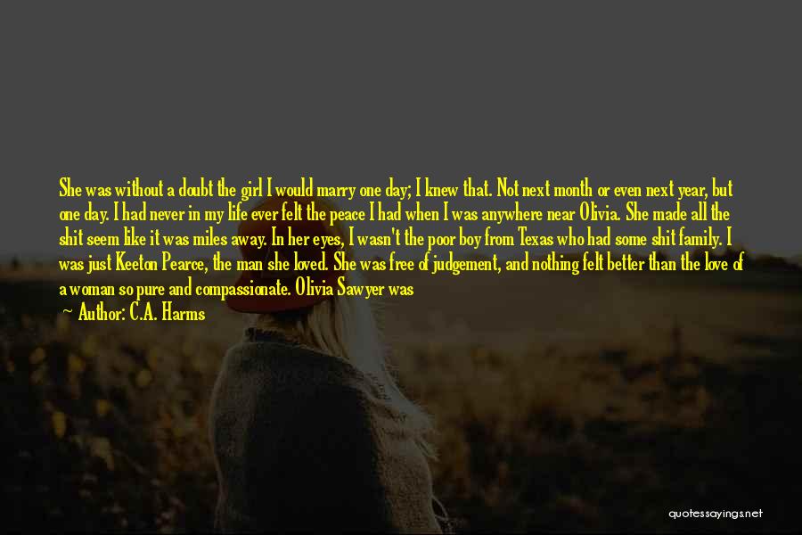 A Boy And Girl In Love Quotes By C.A. Harms