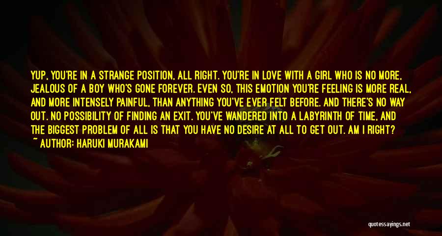 A Boy And Girl In Love Quotes By Haruki Murakami