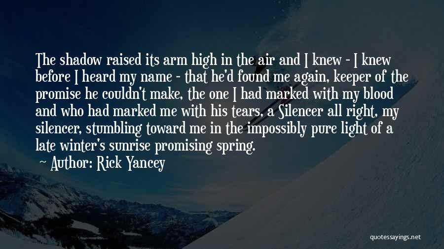 A Boy And Girl In Love Quotes By Rick Yancey