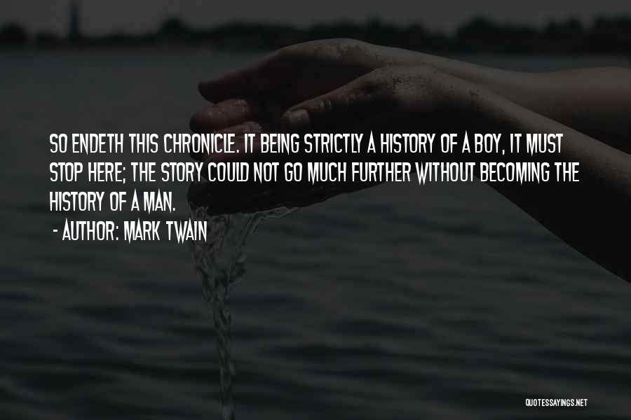 A Boy Becoming A Man Quotes By Mark Twain