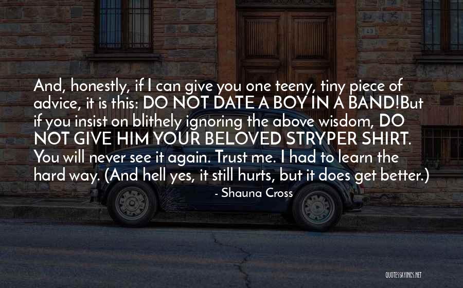A Boy Ignoring You Quotes By Shauna Cross A Boy Ignoring You Quotes By Shauna Cross