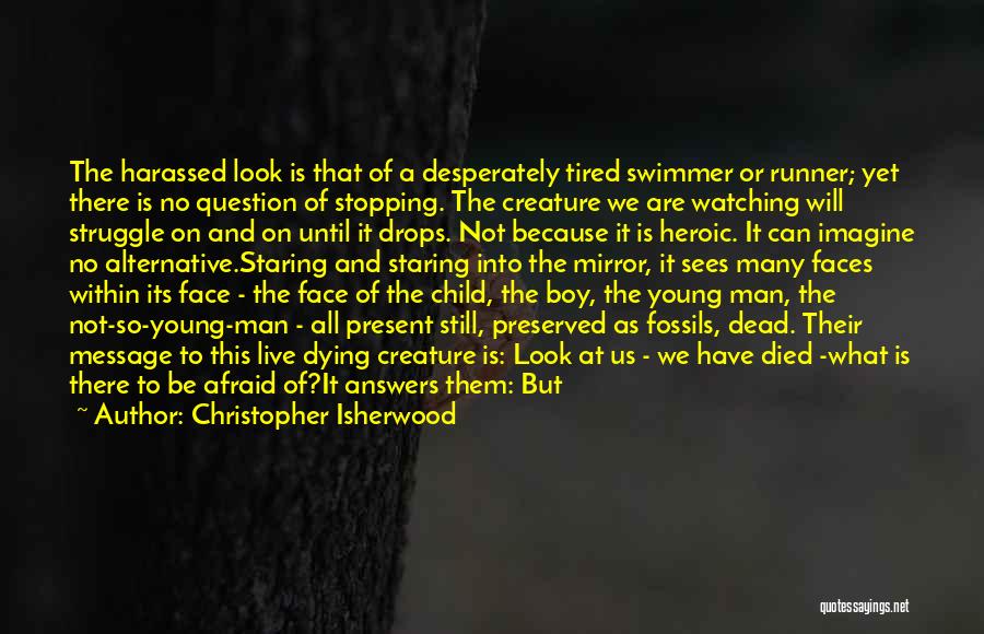 A Boy Not Being A Man Quotes By Christopher Isherwood