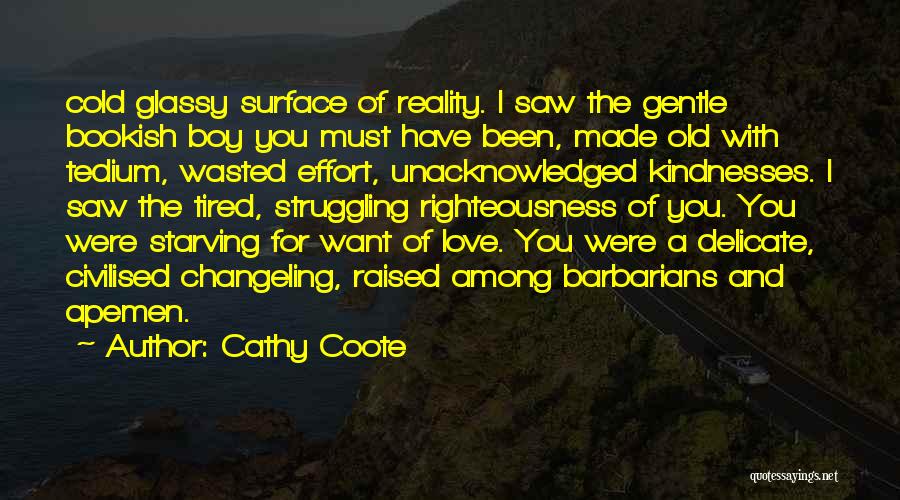 A Boy Quotes By Cathy Coote