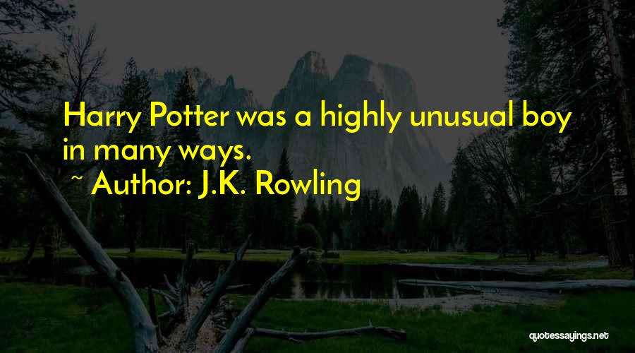 A Boy Quotes By J.K. Rowling