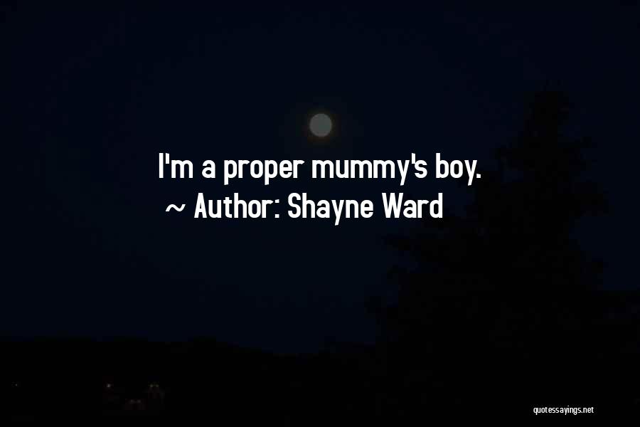 A Boy Quotes By Shayne Ward