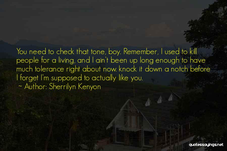 A Boy You Used To Like Quotes By Sherrilyn Kenyon