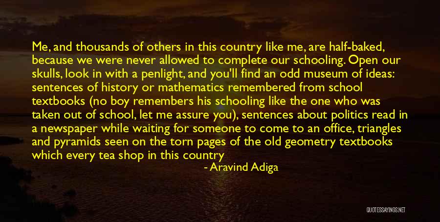 A Boy You're Falling For Quotes By Aravind Adiga