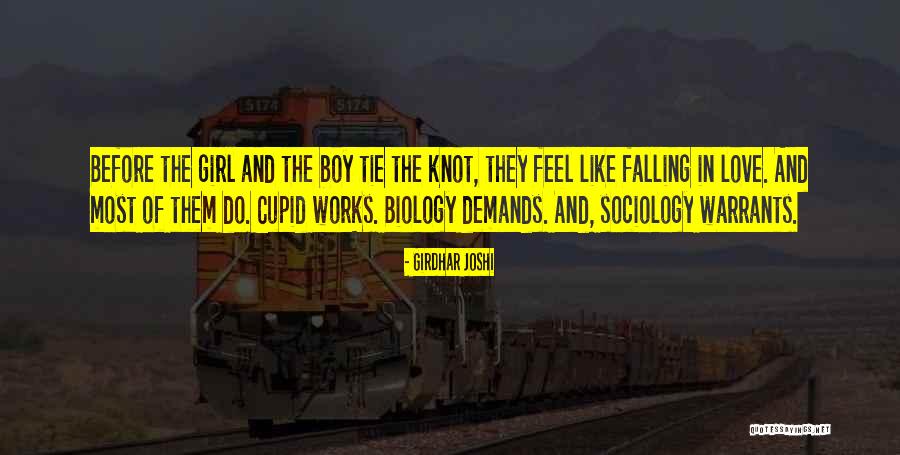 A Boy You're Falling For Quotes By Girdhar Joshi