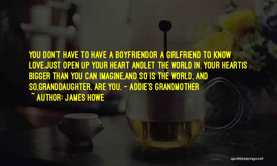 A Boyfriend And Girlfriend Quotes By James Howe