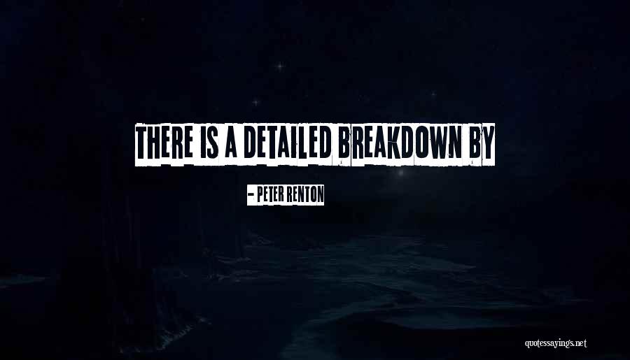 A Breakdown Quotes By Peter Renton A Breakdown Quotes By Peter Renton