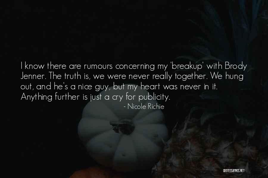 A Breakup Quotes By Nicole Richie A Breakup Quotes By Nicole Richie