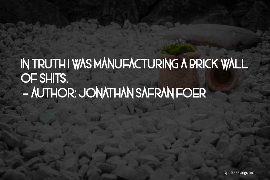 A Brick Wall Quotes By Jonathan Safran Foer