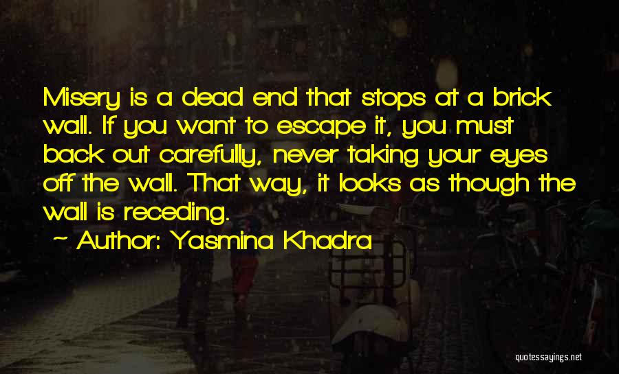 A Brick Wall Quotes By Yasmina Khadra