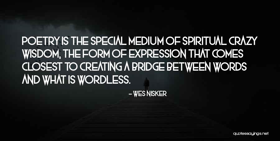 A Bridge Quotes By Wes Nisker A Bridge Quotes By Wes Nisker